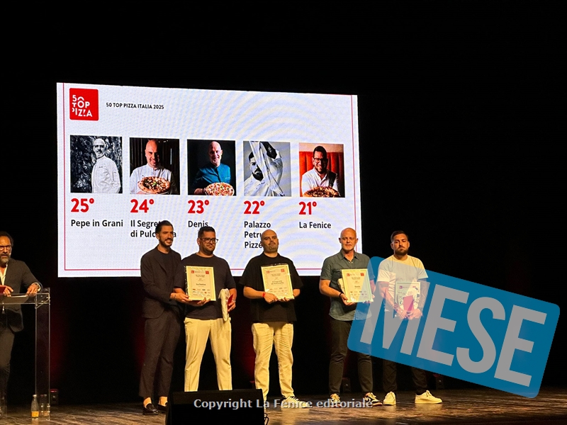 Manuel Maiorano scala la classifica di   50 Top Pizza Italia 2025 e conquista il 21° posto  La Fenice Pizzeria Contemporanea è la 2 ª migliore pizzeria in Toscana